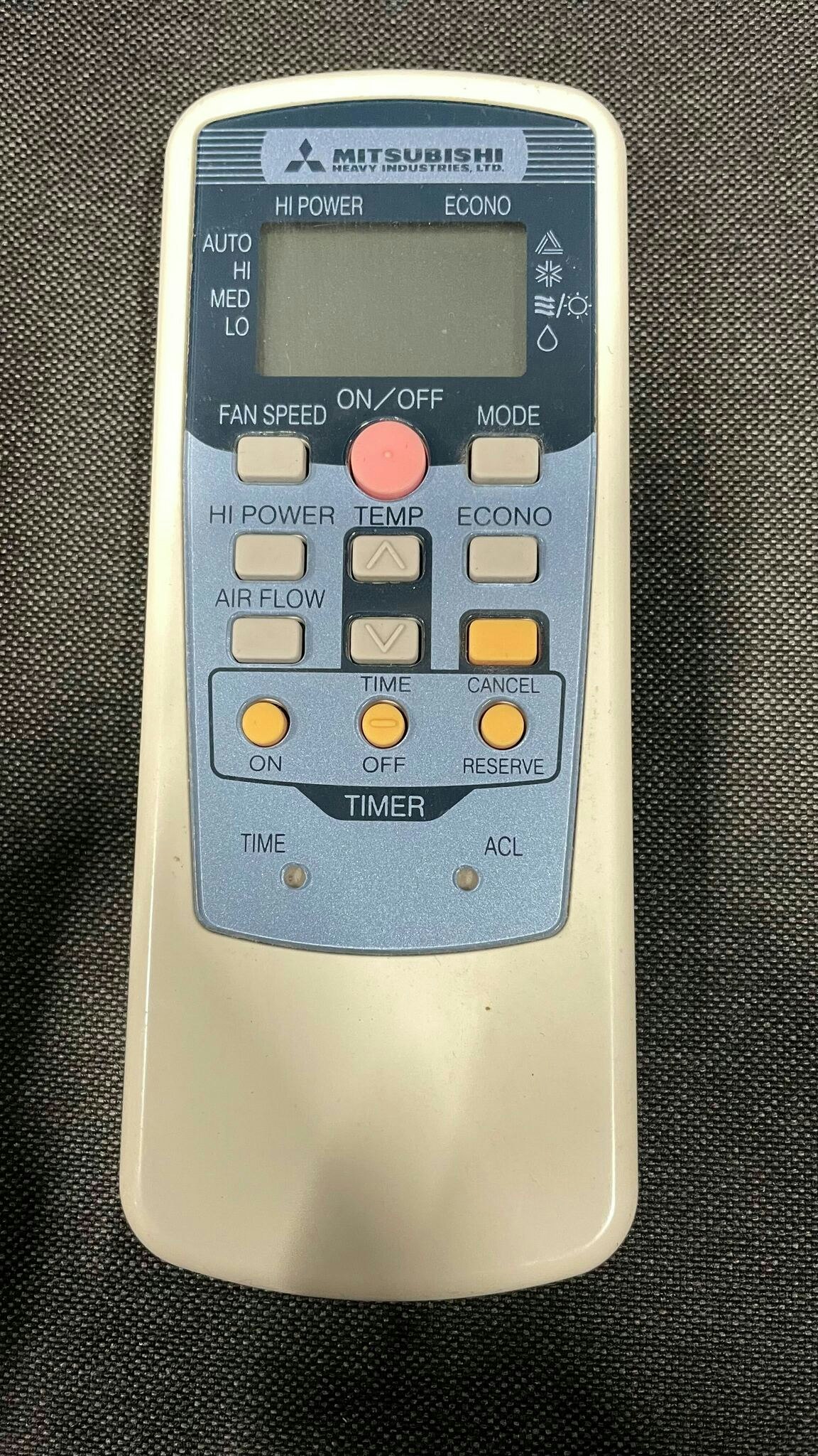 Mitsubishi Heavy Remote Control (RMA502A001C)