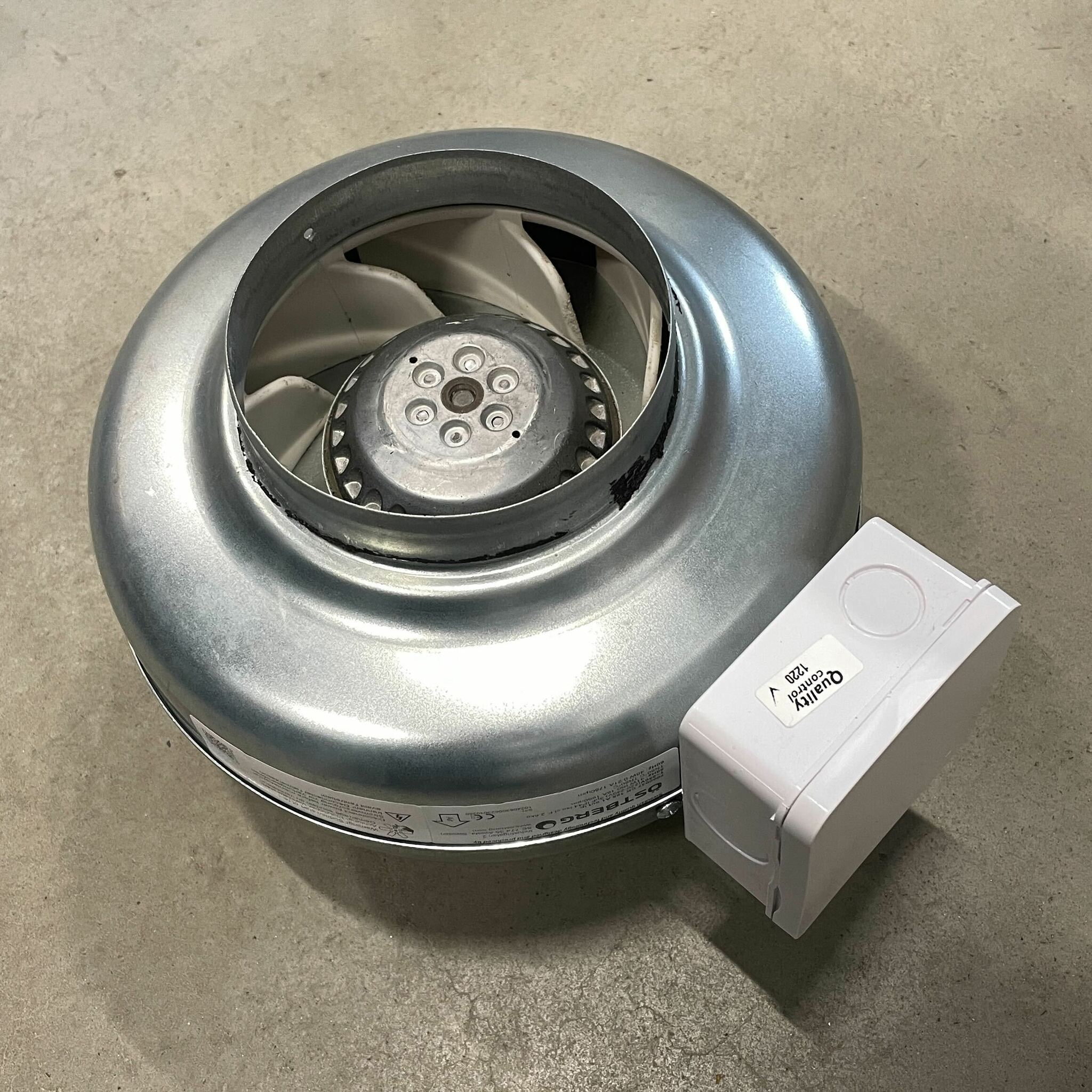 Duct fan with circular connections CK 125 A1 aut tp (7000037)