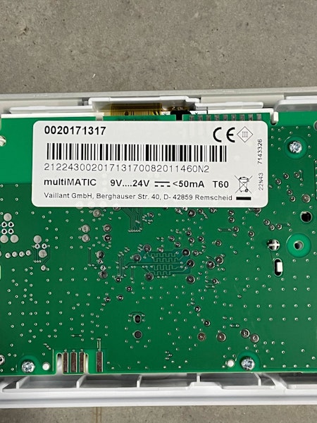 Vaillant Display Vrc 700/6 (0020241006) Full Housing
