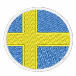 Svenska Flaggan rund