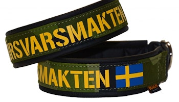 Försvarsmaktens HB skinn - Tryckt text