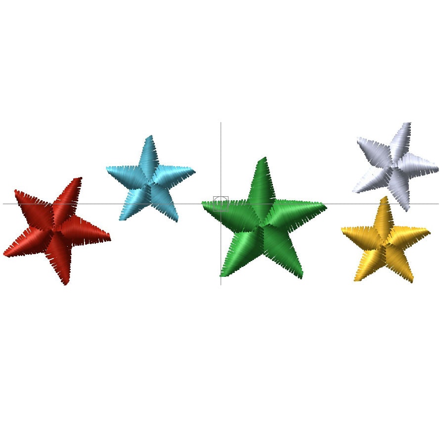 Stjärnor 5 flerfärg