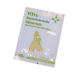 ViTri - Desinficerande Våtservett med 70% alkohol