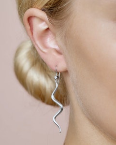 By Biehl Wave Earrings Silver