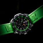 Luminox Pacific Diver Chrono Sort / Grønn 44mm med ekstra grønn gummirem