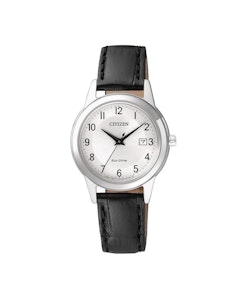 Citizen Eco-Drive Lady Sort Rem / Hvit 29.5 mm SKU   |   CI FE1081-08A