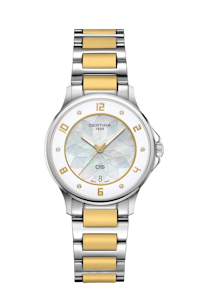 Certina DS-6 Lady Women watch ∙ Quartz ∙ Mother of pearl ∙ PVD coating ∙ 316L stainless steel ∙ Diamond(s) Reference: C039.251.12.116.00