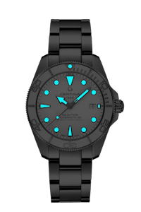 Certina DS Action Diver 40.5mm Powermatic 80 Men watch ∙ Automatic ∙ White ∙ 316L stainless steel Reference: C048.407.11.011.00