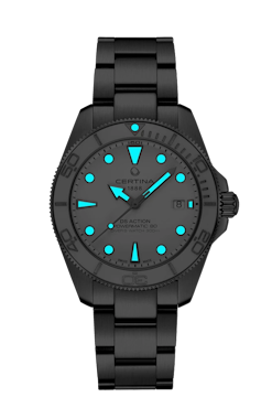 Certina DS Action Diver 40.5mm Powermatic 80 Men watch ∙ Automatic ∙ White ∙ 316L stainless steel Reference: C048.407.11.011.00