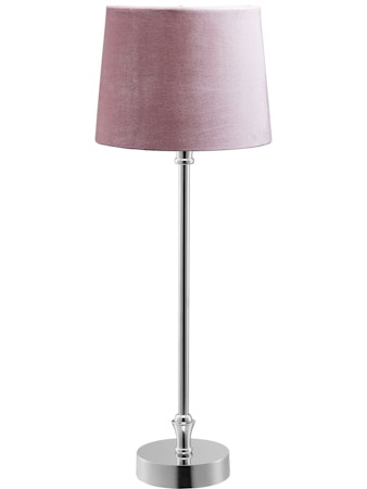 Liam bordslampa med rosa skärm 59cm