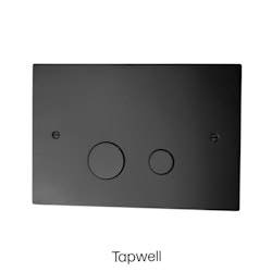 TAPWELL - Spolplatta DUO112 Mattsvart