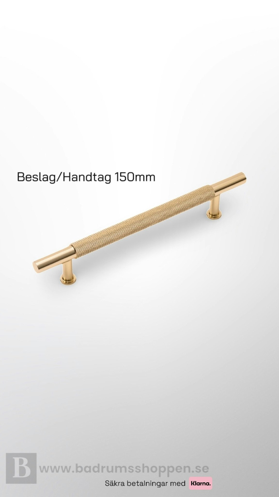 Design handtag 150 - Mässing/Guld