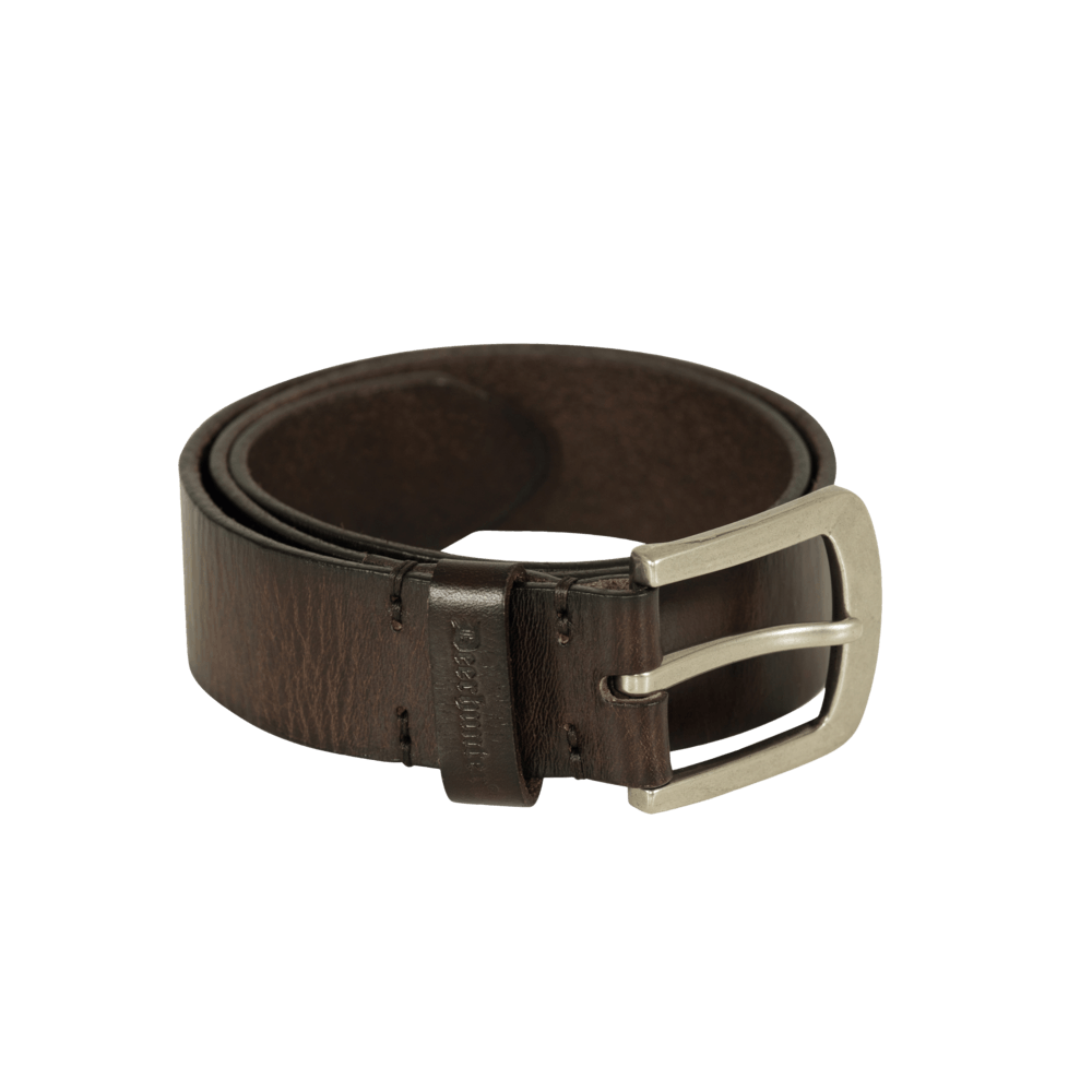 DEERHUNTER Leather Belt, width 4 cm