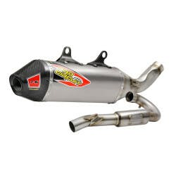 KTM/Husq 350 ('19-'21) T-6 Stainless System w/carbon end cap