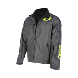 O'NEAL SHORE Rain Jacket Gray/Neon Yellow