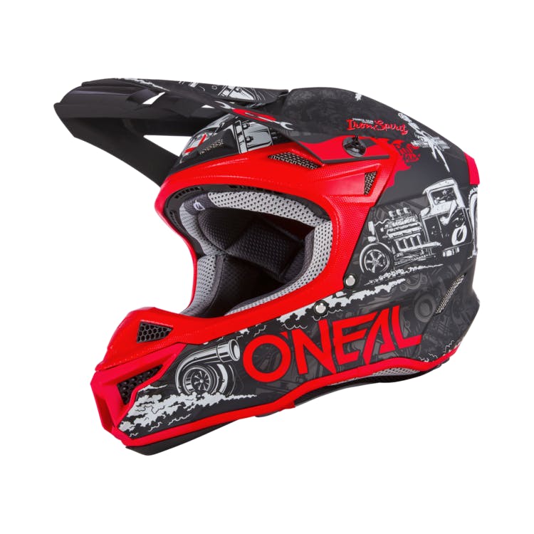 O'NEAL 5SRS Polyacrylite Helmet HR Black/Red