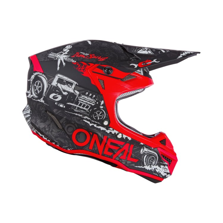 O'NEAL 5SRS Polyacrylite Helmet HR Black/Red