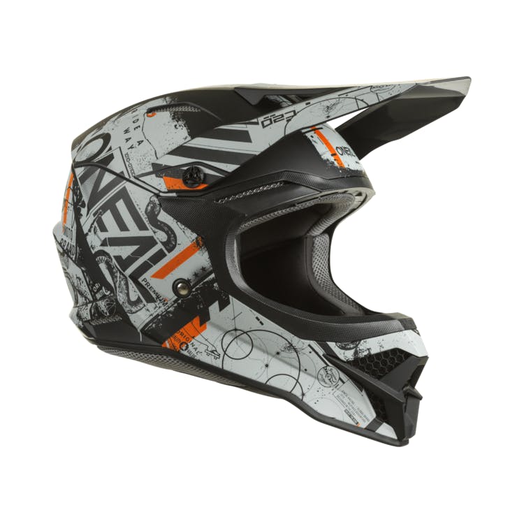 O'NEAL 3SRS Helmet SCARZ Black/Gray/Orange