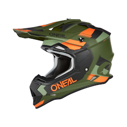 O'NEAL 2SRS Helmet SPYDE Green/Black/Orange