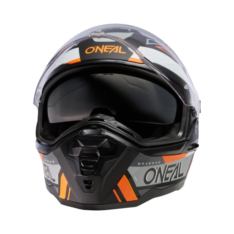 O'NEAL D-SRS Helmet SQUARE Black/Gray/Orange