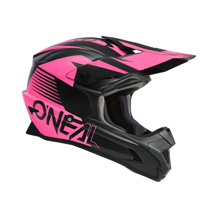 O'NEAL 1SRS Helmet STREAM Black/Pink