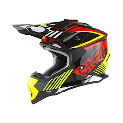 O'NEAL 2SRS Youth Helmet RUSH Red/Neon Yellow