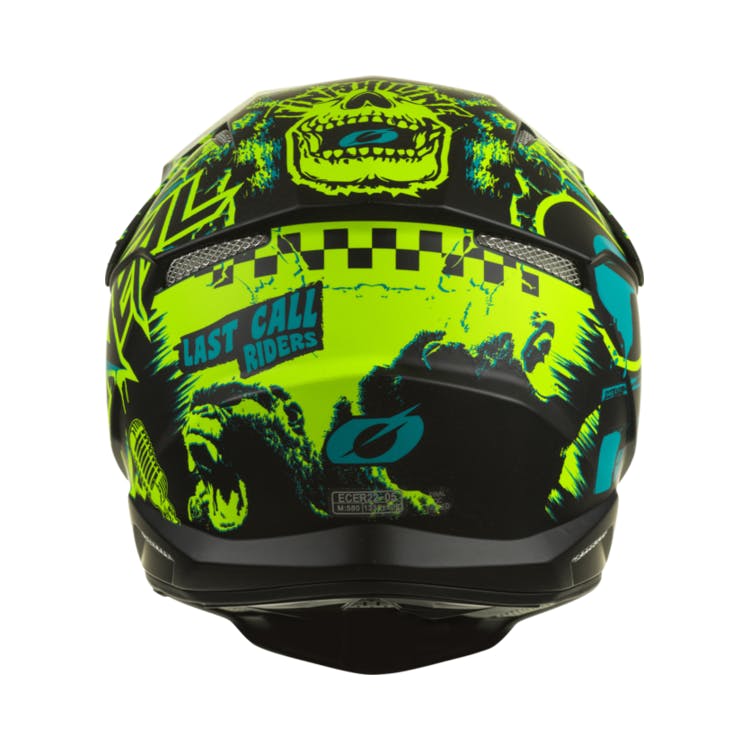 O'NEAL 3SRS Helmet ASSAULT Black/Neon Yellow