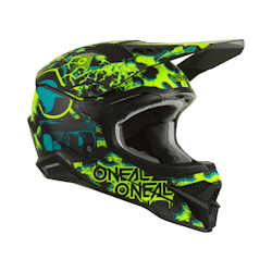 O'NEAL 3SRS Helmet ASSAULT Black/Neon Yellow