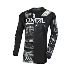 O'NEAL ELEMENT Jersey ATTACK Black/White