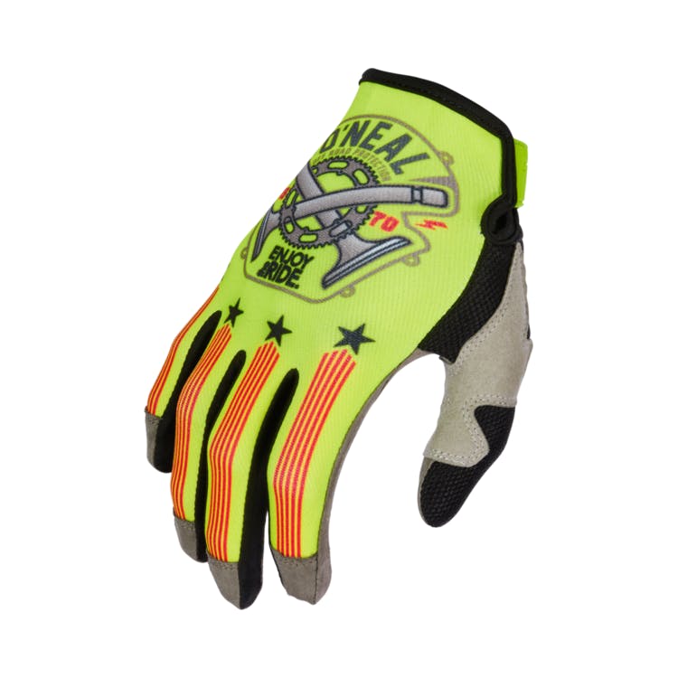 O'NEAL MAYHEM Nanofront Glove PISTON Neon Yellow/Black/Red