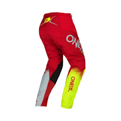 O'NEAL ELEMENT Pants RACEWEAR Red/Gray/Neon Yellow