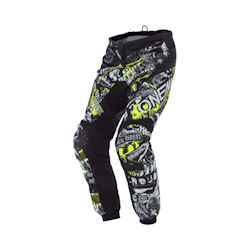O'NEAL ELEMENT Youth Pants ATTACK Black/Neon Yellow