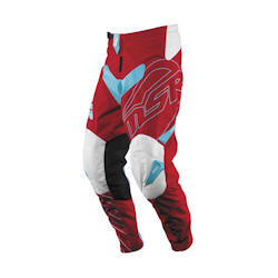 MSR Axxis Byxor red/teal/white, (Youth)