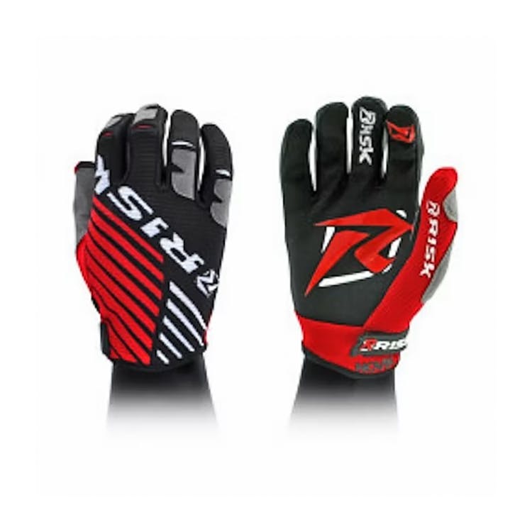 RISK RACING Ventilate Gloves Black/Red