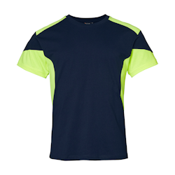 TOPSWEDE 210 T-shirt Marin / Fluorescerande Gul