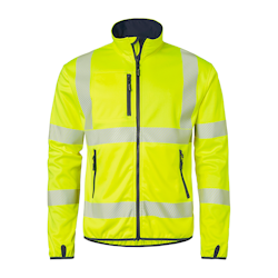 TOPSWEDE Varseljacka Hi-Vis Fluorescerande Gul / Marin Klass 3