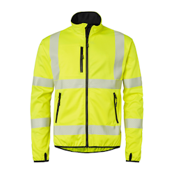 TOPSWEDE Varseljacka Hi-Vis Fluorescerande Gul / Svart Klass 3