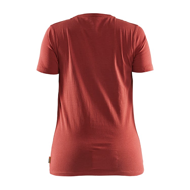BLÅKLÄDER T-shirt 3D Dam Bränd Röd