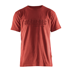 BLÅKLÄDER T-shirt 3D Bränd Röd