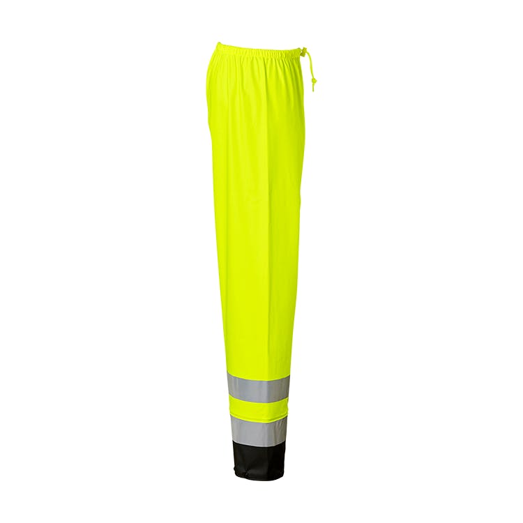 TOPSWEDE 182 Rain Trousers Hi-Vis Fluorescent yellow/black