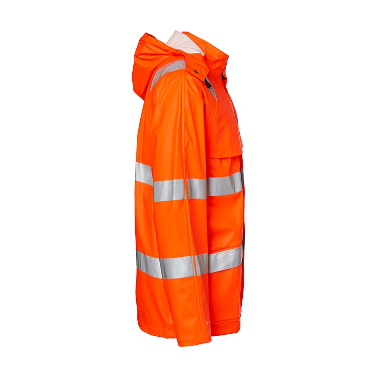TOPSWEDE 9394 Rain Jacket Hi-Vis Fluorescent orange