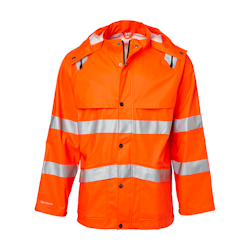 TOPSWEDE 9394 Rain Jacket Hi-Vis Fluorescent orange