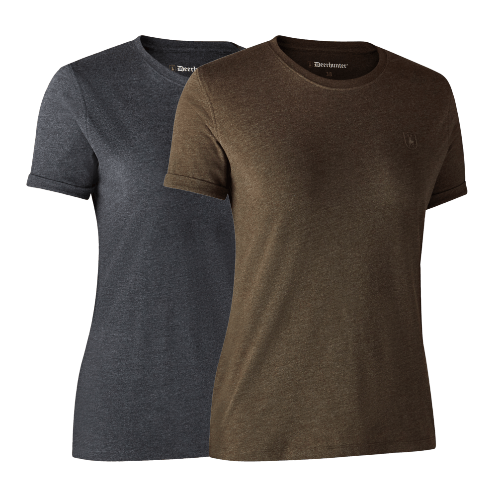 DEERHUNTER Ladies T-shirt - Basic O-neck 2-pack