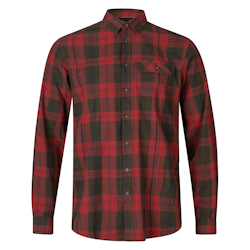 SEELAND Highseat Shirt Red Forest Check