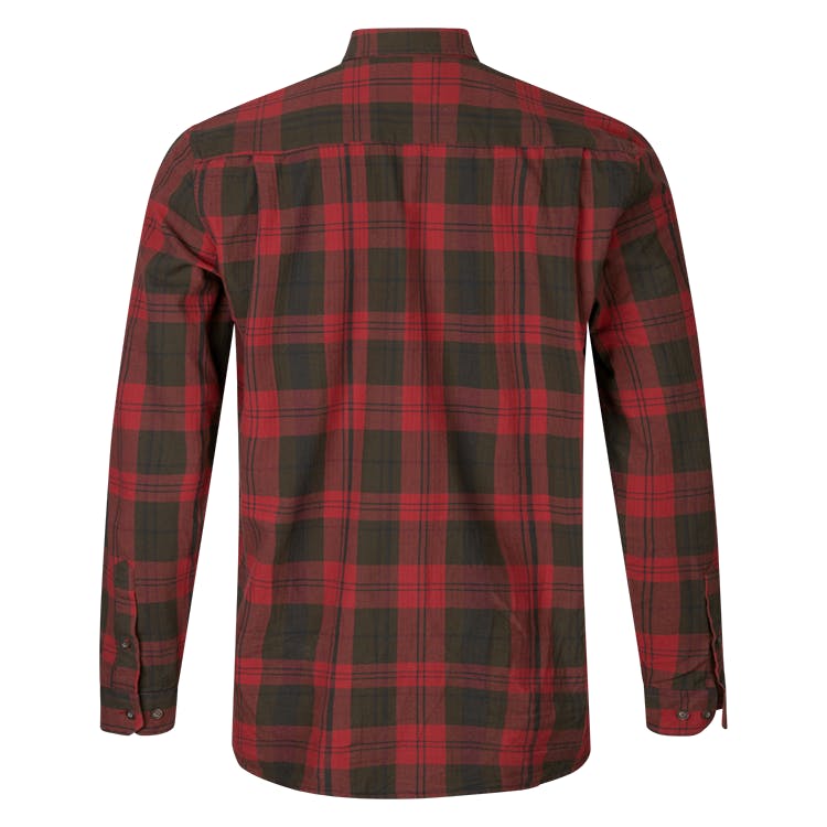 SEELAND Highseat Shirt Red Forest Check