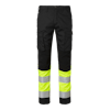 TOP SWEDE Service Trousers Black/Flourescent Yellow