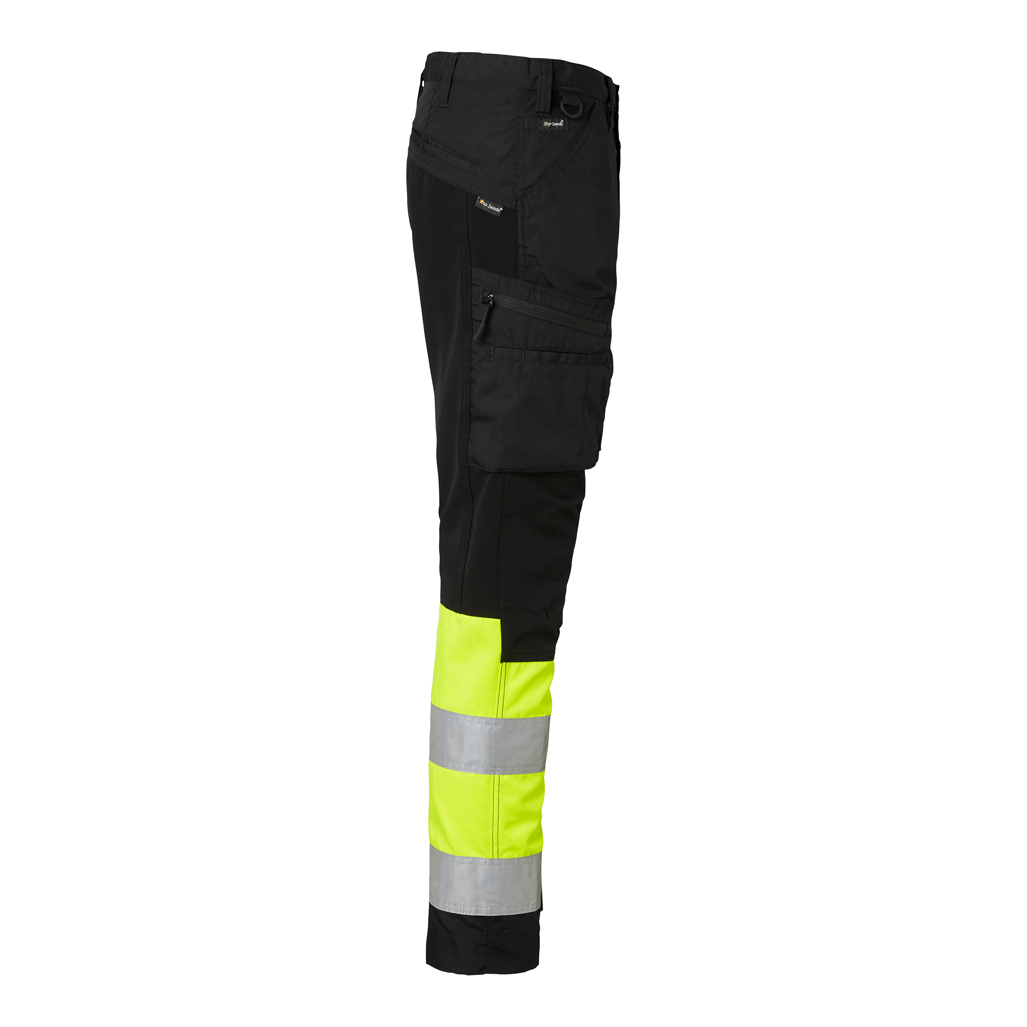 TOP SWEDE Service Trousers Black/Flourescent Yellow