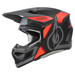 O'NEAL 3SRS Helmet Vision Black/Red/Gray