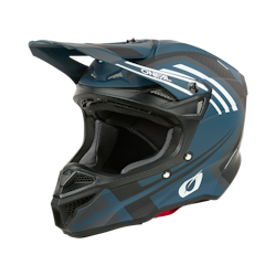 O'Neal 5SRS Polyacrylite Helmet SPIKE blue/white