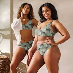 Bikini High Waist - Dalahästar - Army